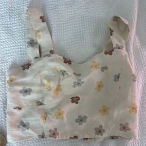 Rylee + Cru Cream Floral Top